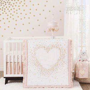 Lambs & Ivy Sweetheart Crib Bedding